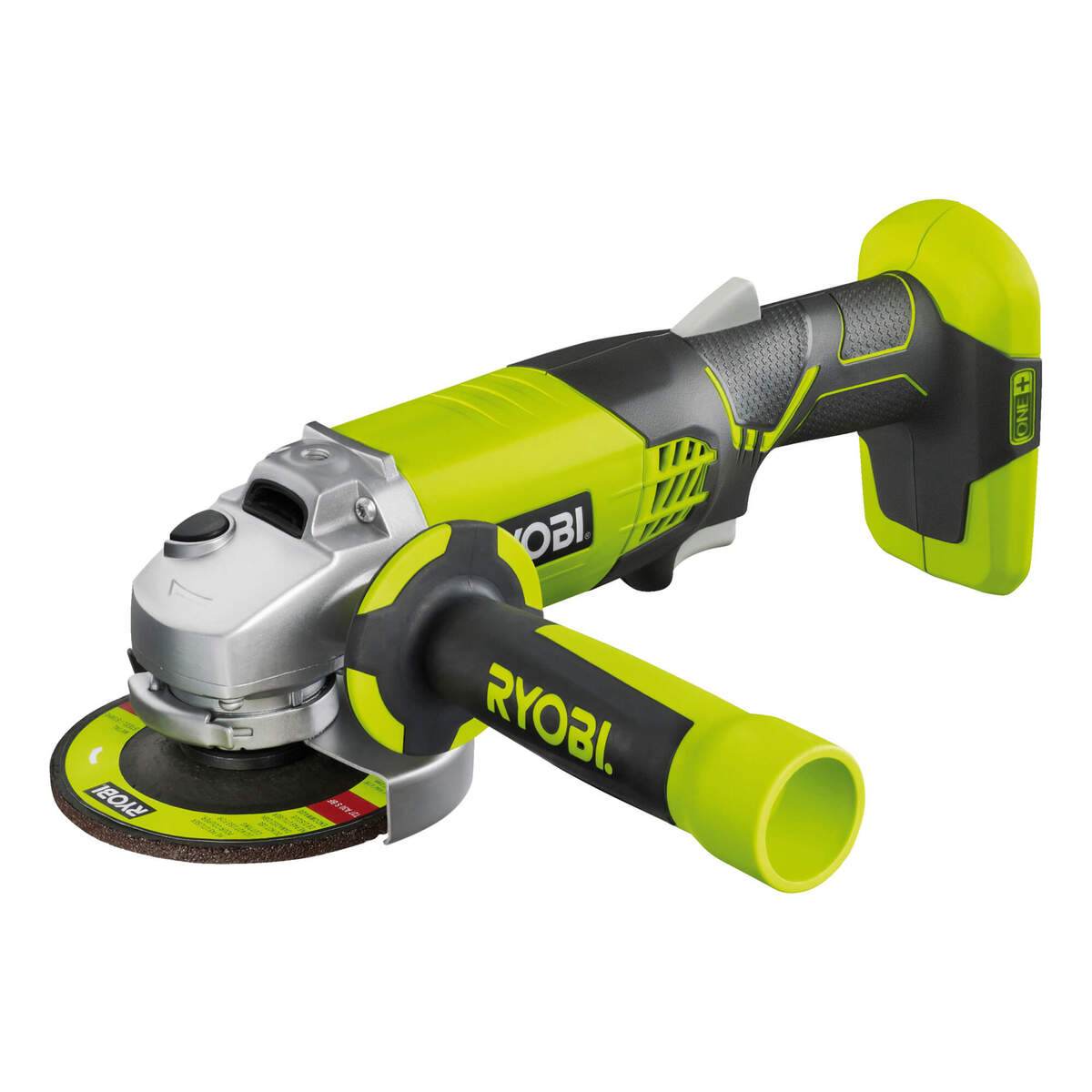 Ryobi Akku-Winkelschleifer ONE+ 18 V ohne Akku | Ladegerät R18AG-0 Akku-Schleifer Produktabbildung