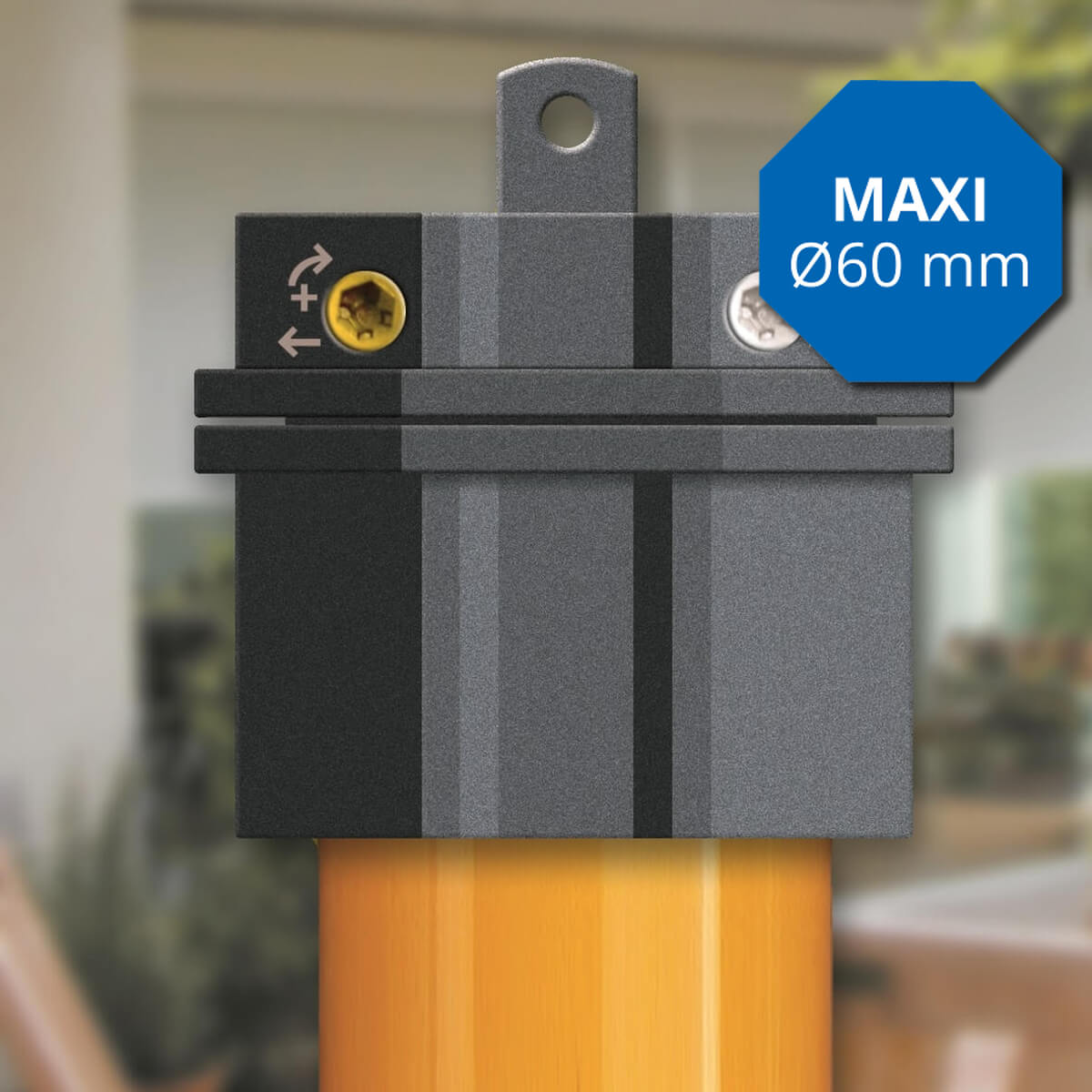 Schellenberg Rohrmotor Standard Maxi, Rolladenmotor mit mechanischer Endlageneinstellung, 4,2 m² Produktabbildung 7