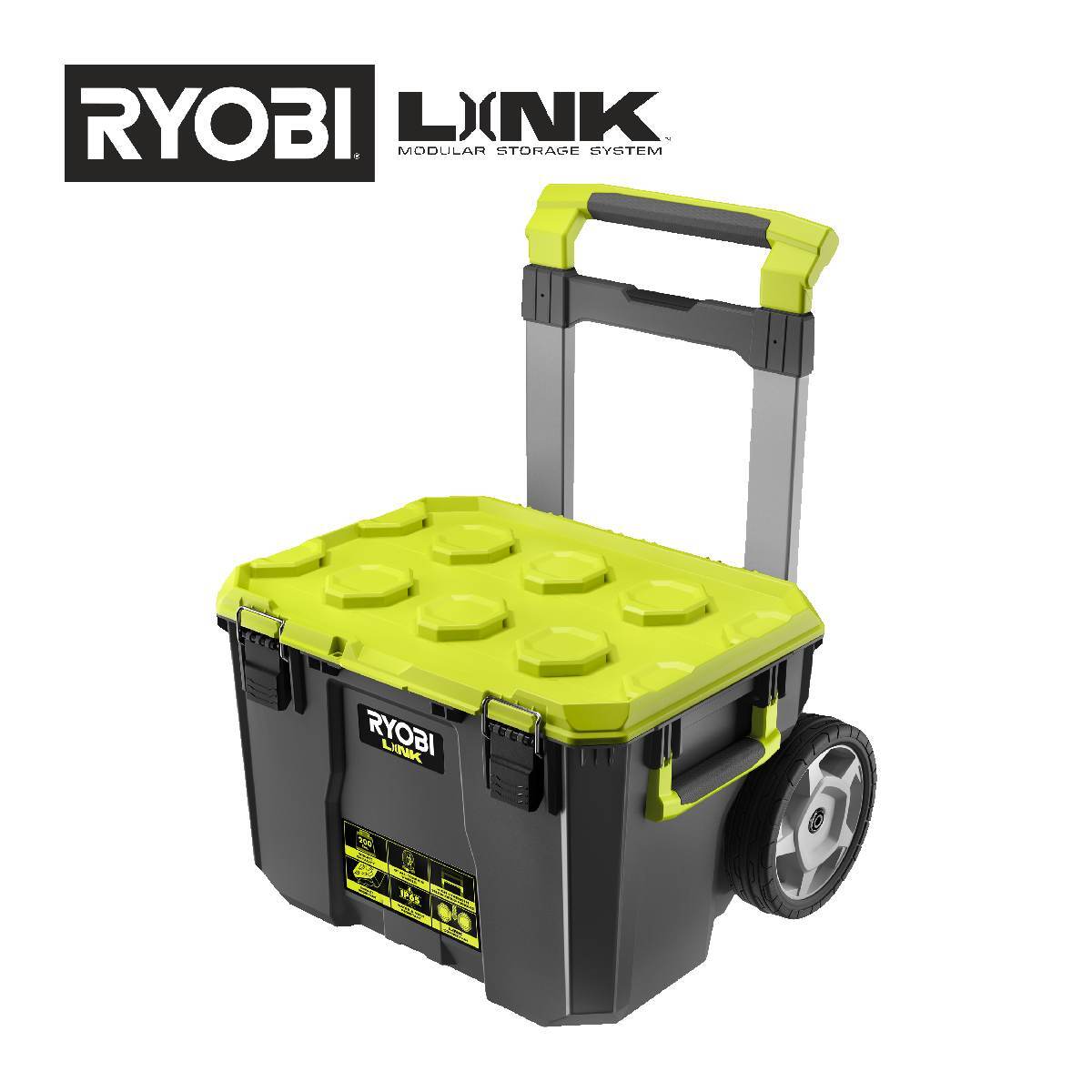 RYOBI LINK Werkzeugbox inkl Trolley Werkzeugkoffer Werkzeugkasten stapelbar Produktabbildung