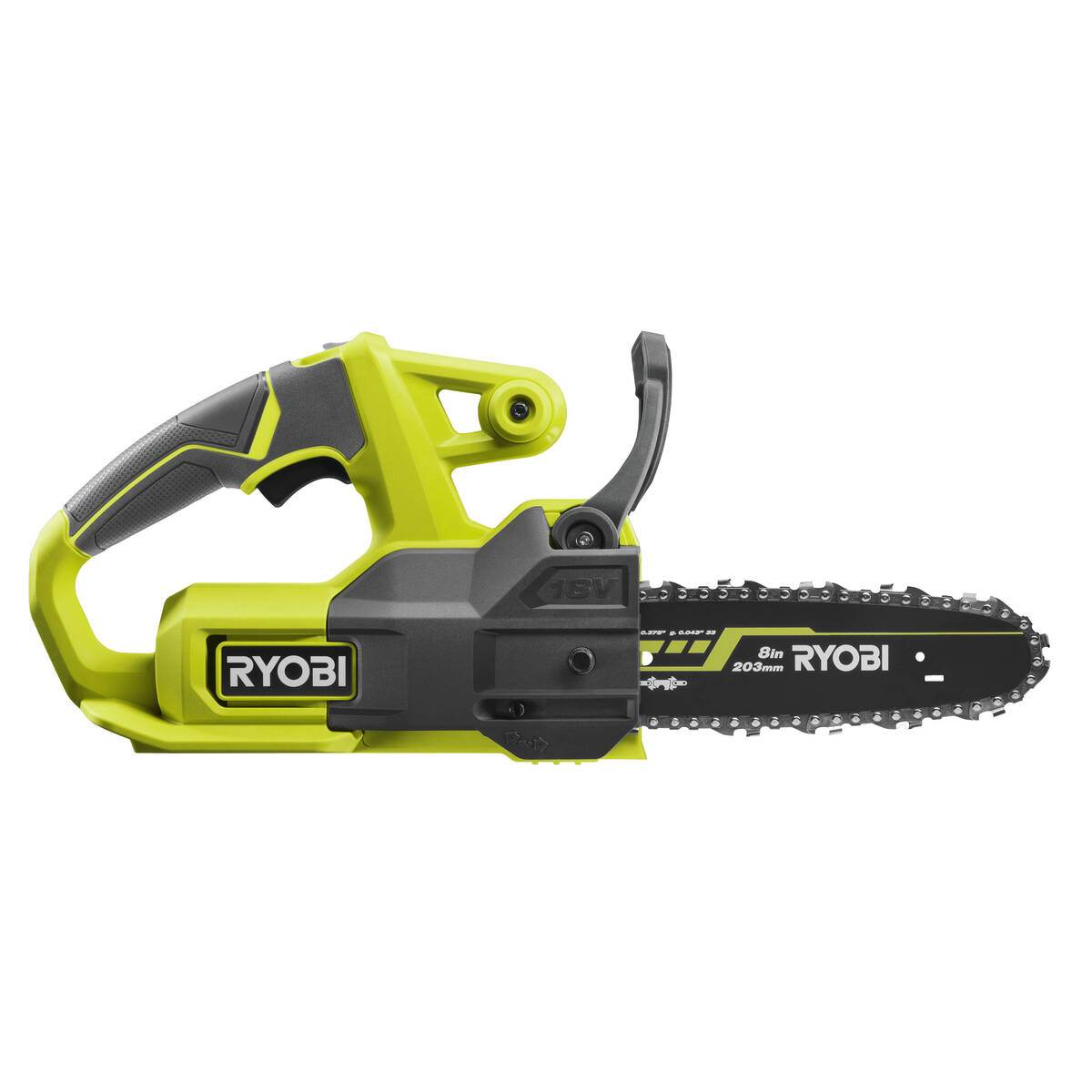 Ryobi Akku-Kettensäge Compact ONE+ 18 V, Motorsäge ohne Akku und Ladegerät, RY18CS20A-0 Produktabbildung