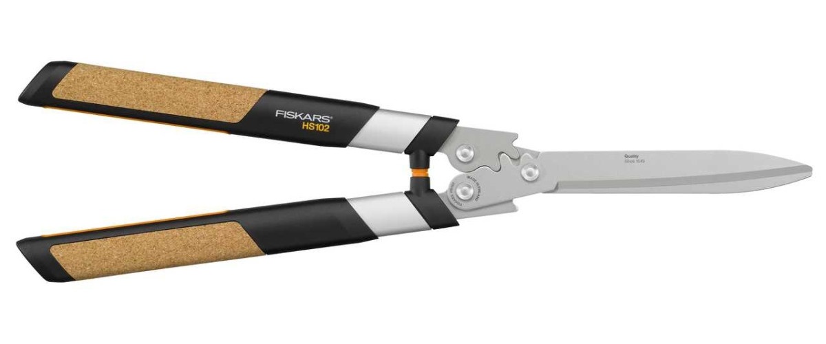 Fiskars Quantum Getriebe-Heckenschere | Antihaftbeschichtet | Hochwertige Stahl-Klinge | HS102 Produktabbildung 1