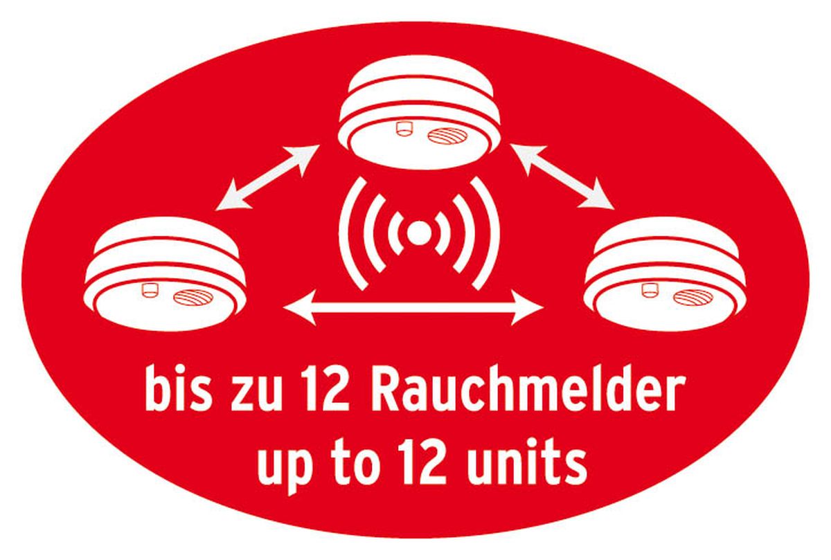 Brennenstuhl Rauchwarnmelder BR 1211 interlink Fotoelektrischer Melder Produktabbildung 4