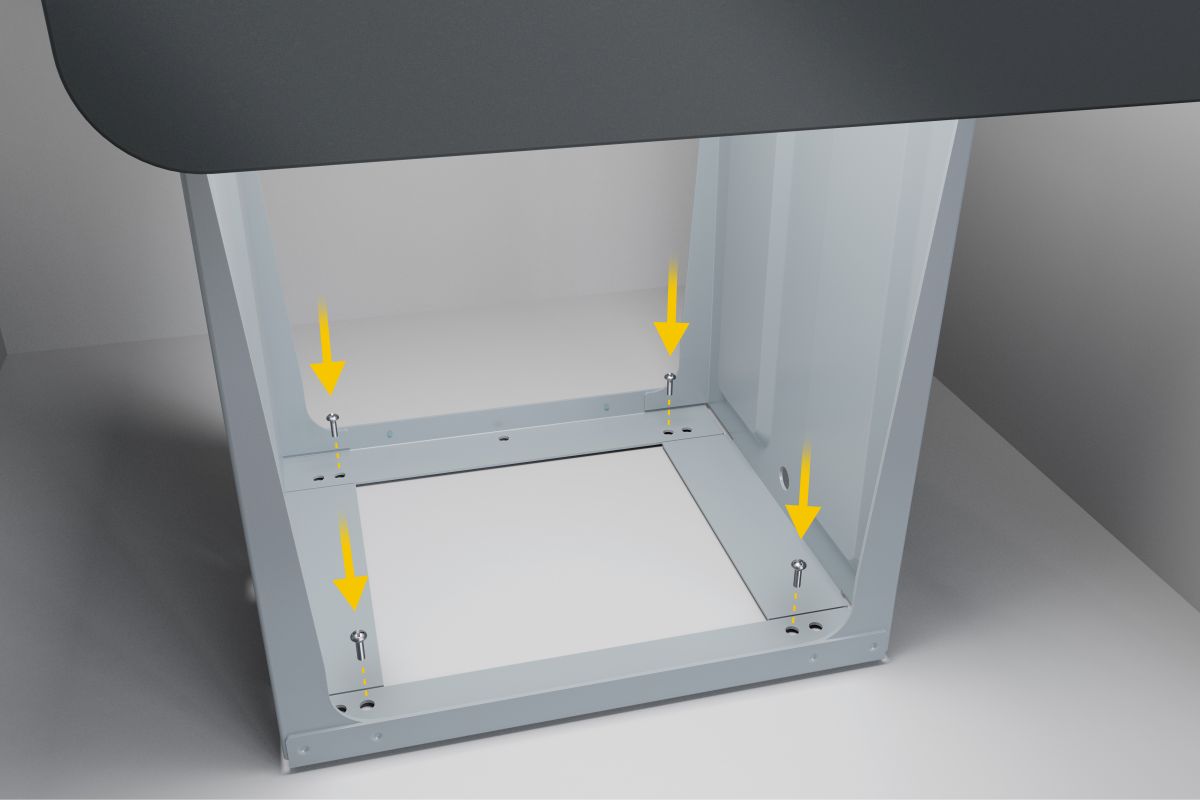 Hailo EcoLine Design L, 2 x 14 l, Einbau-Mülltrennungs-System, Vollauszug Produktabbildung 8