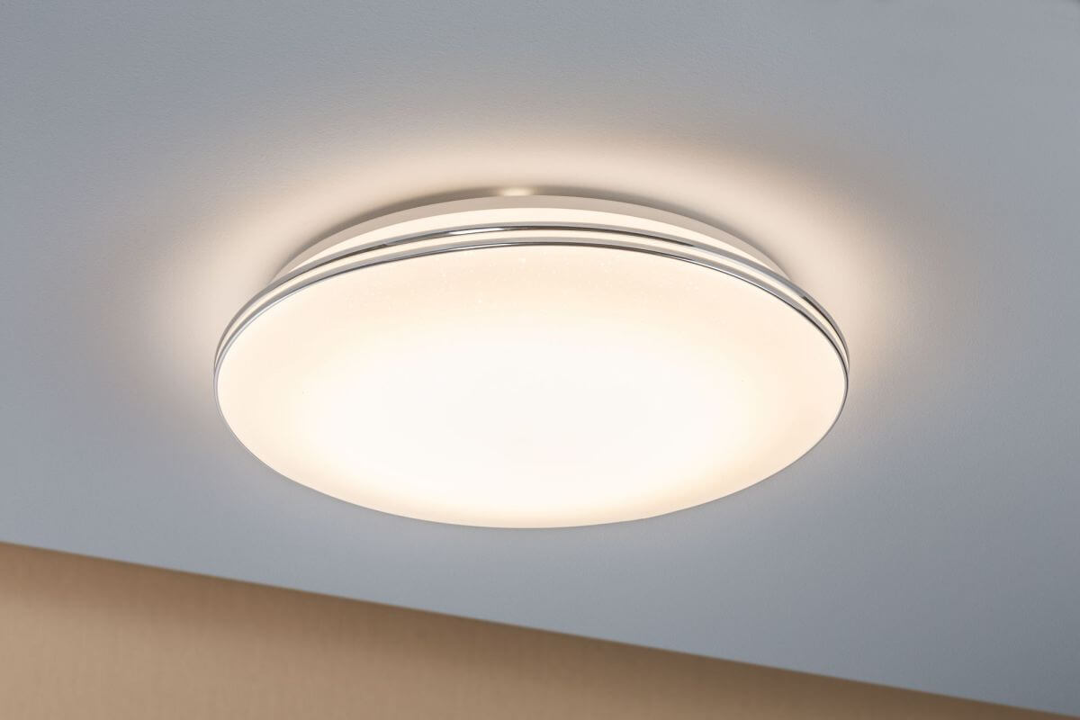 Paulmann Deckenleuchte Costella LED rund 22W Weiß Sternenhimmel Warmweiß bis Kaltweiß Produktabbildung 5