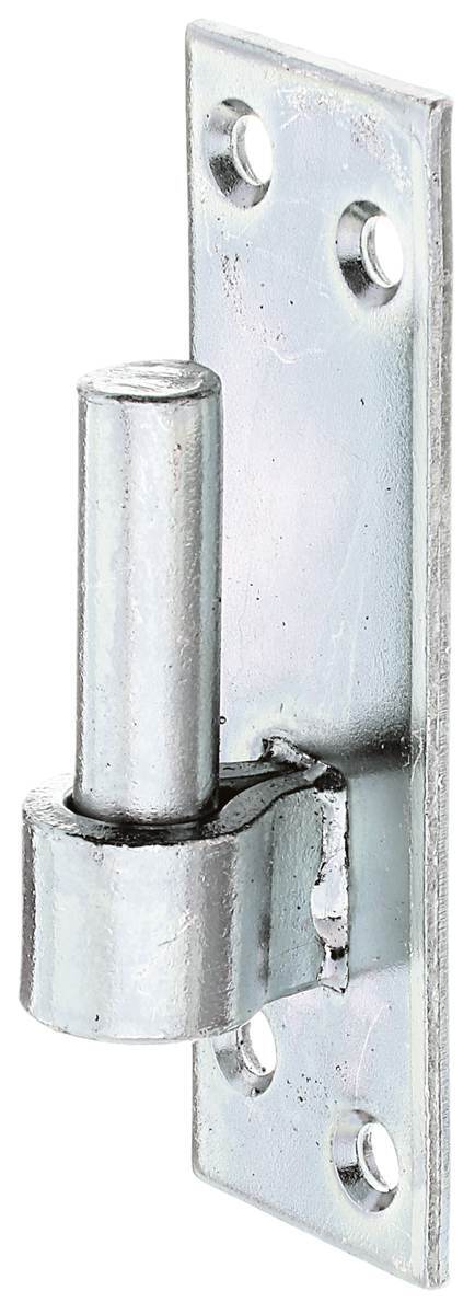 Alberts Kloben Platte Ø 13, DI-Haken, Süddeutsche Form, verzinkt, zum Aufschrauben, 110x36 mm Produktabbildung 1