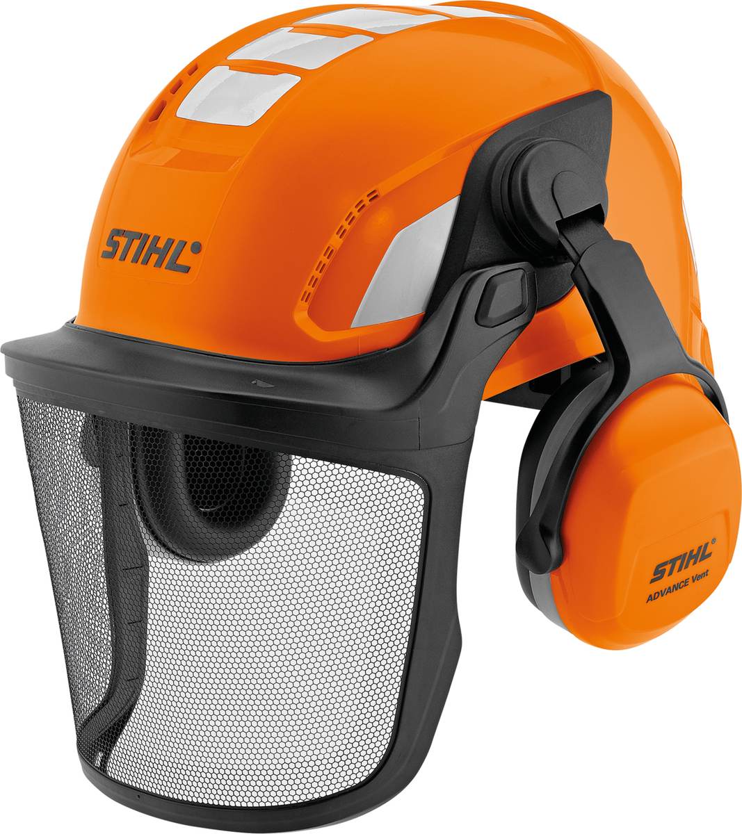 STIHL Helmset ADVANCE VENT, Motorsägen-Kopfschutz mit Gehör- und Gesichtsschutz, Metallvisier Produktabbildung