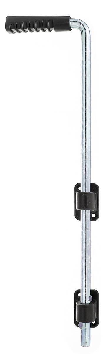 Alberts Bodenschieber, galvanisch verzinkt, dickschichtpasiiviert, Griff schwarz, 600|40|Ø 16 Produktabbildung 1