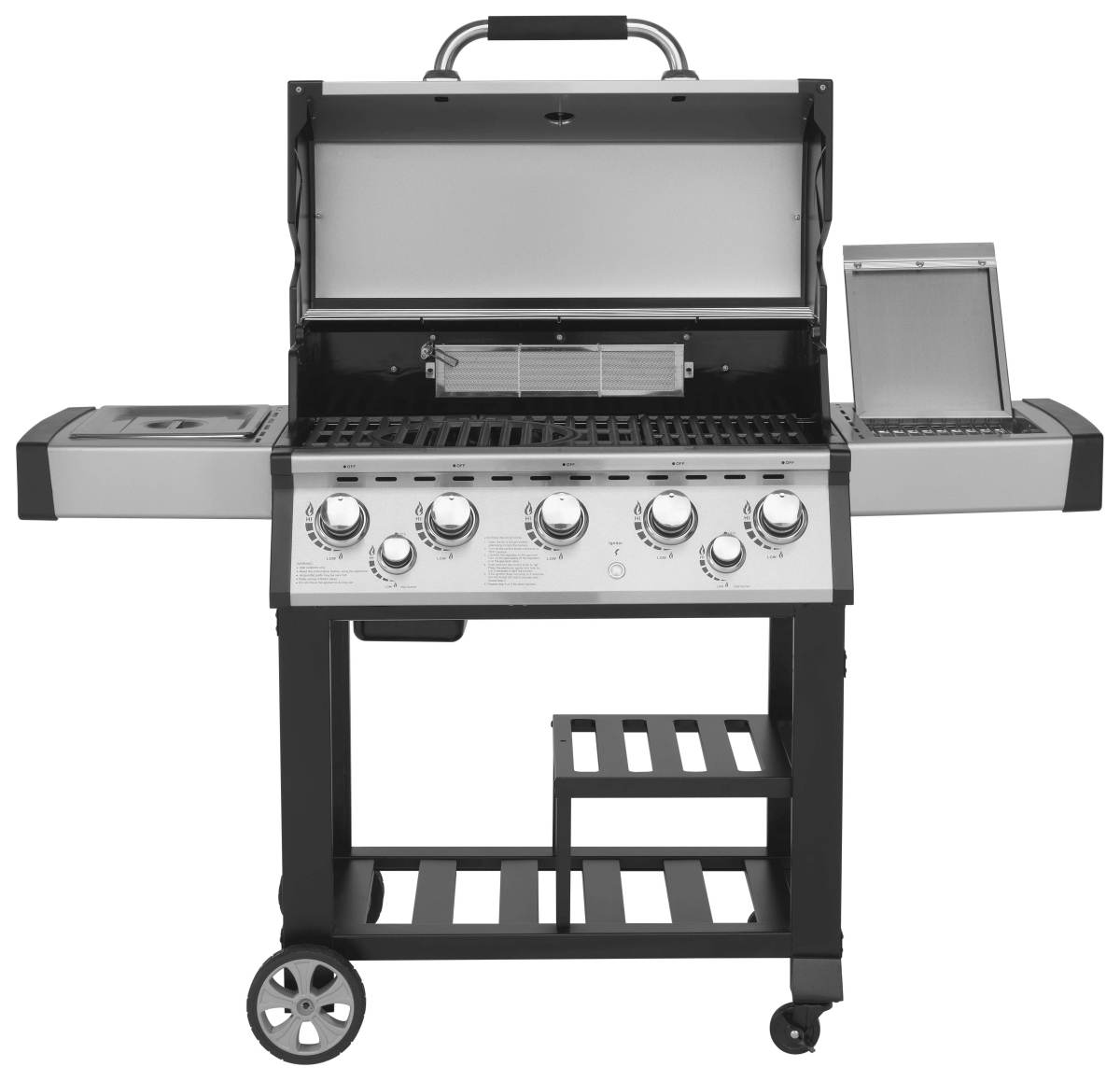 JUSTUS Gasgrill-Küche Mars, 5+1 Brenner, Infrarot Backburner, Edelstahl, 76 x 46,5 cm Grillfläche Produktabbildung 2