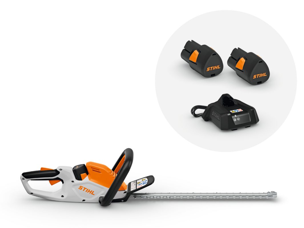 STIHL Akku-Heckenschere HSA 40 Set, AS System, Schnittlänge 50 cm, mit 2x Akku AS2 & Ladegerät AL1 Produktabbildung