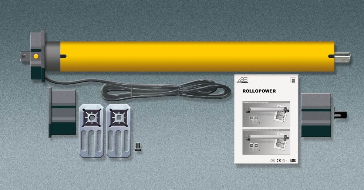 Schellenberg Rohrmotor, elektrische Endlageneinstellung, Rolladenmotor, max. Rolladenfläche 15 m² Produktabbildung 8