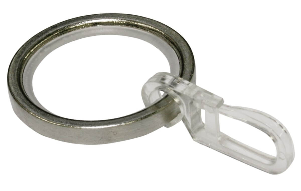 Gardinia Chicago 10x Gardinen-Ring, Gleitring, Haken für Ø 20 mm Gardinenstange, verschiedene Farben Produktabbildung