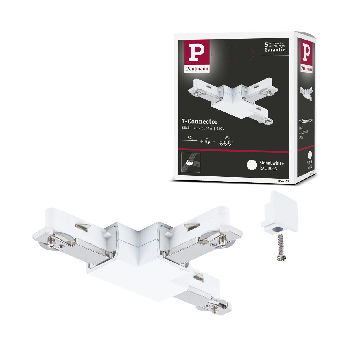 Paulmann T-Verbinder Urail in Signalweiß Produktabbildung 7