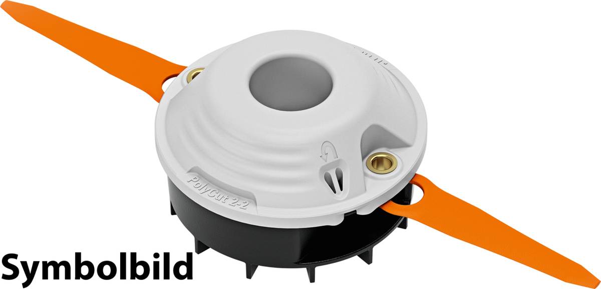 STIHL Mähkopf PolyCut 3-2 | 2 bewegliche Kunststoffmesser | für Elektro-Motorsense | Sensen-Zubehör Produktabbildung 1