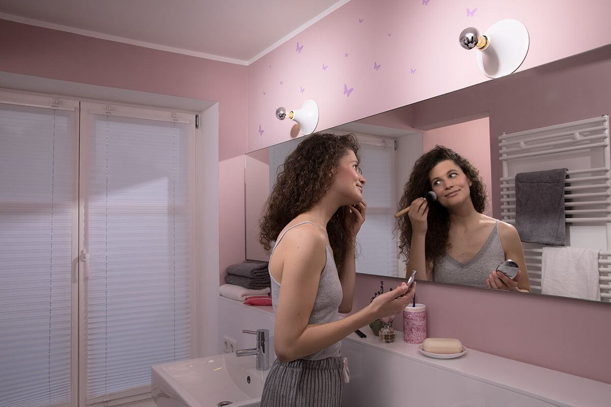 Osram LED Retrofit CLASSIC P 34, 4W = 34W, 380 lm, E14, Warmweiß (2700 K), mit Spiegel-Kolbenkrone Produktabbildung 3