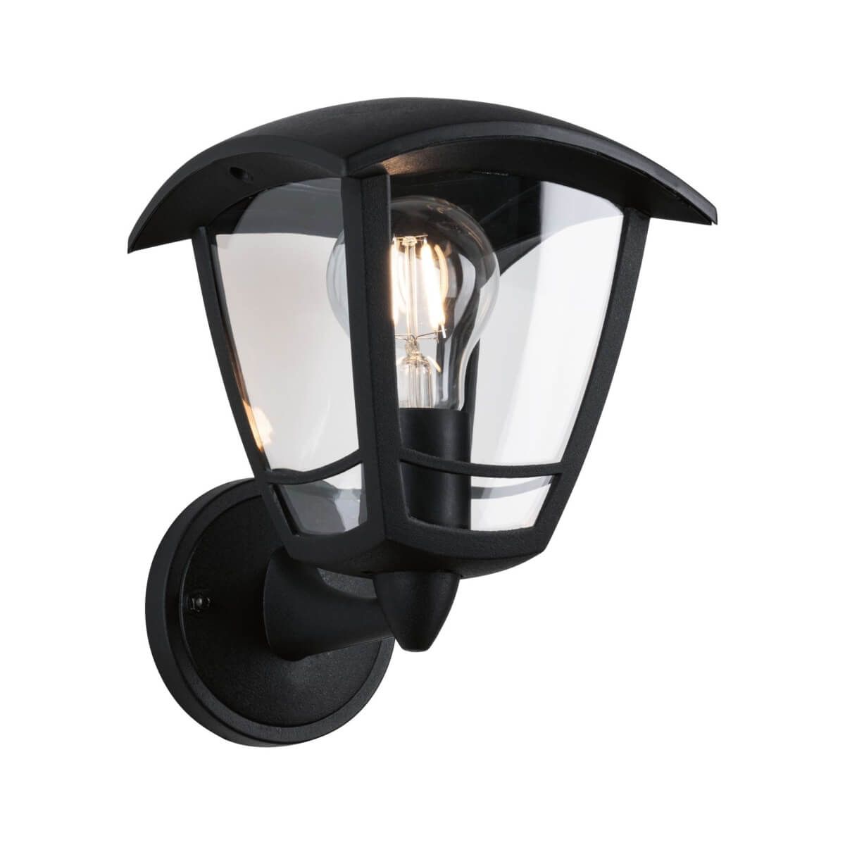 Paulmann Outdoor Wandleuchte Classic curved, E27, max 12 W, IP44, Kunststoff, Dimmbar Produktabbildung 2