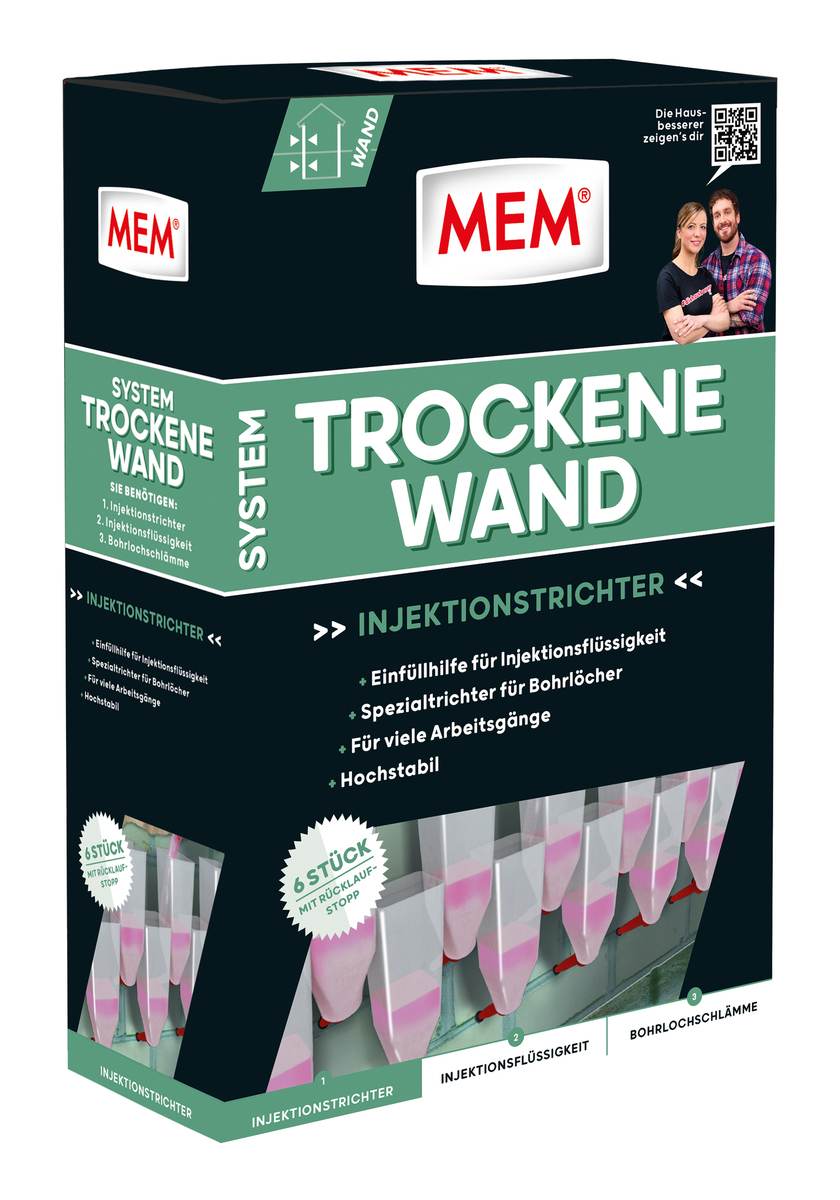 MEM System Trockene Wand Injektionstrichter 6 STCK Produktabbildung