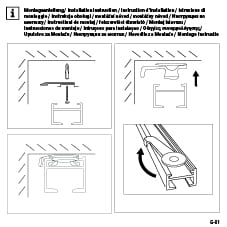 Gardinia Aluminium-Vorhangschienen Set 1-Lauf Lucy, verschiedene Farben, 160-230 cm Produktabbildung