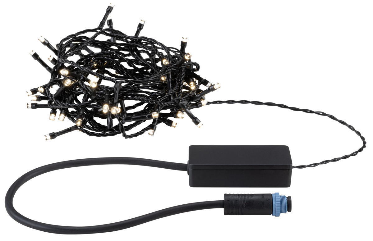 Paulmann Plug & Shine LED Lichterkette Yuna in Schwarz 1,3W 15lm 3000K IP44 Produktabbildung