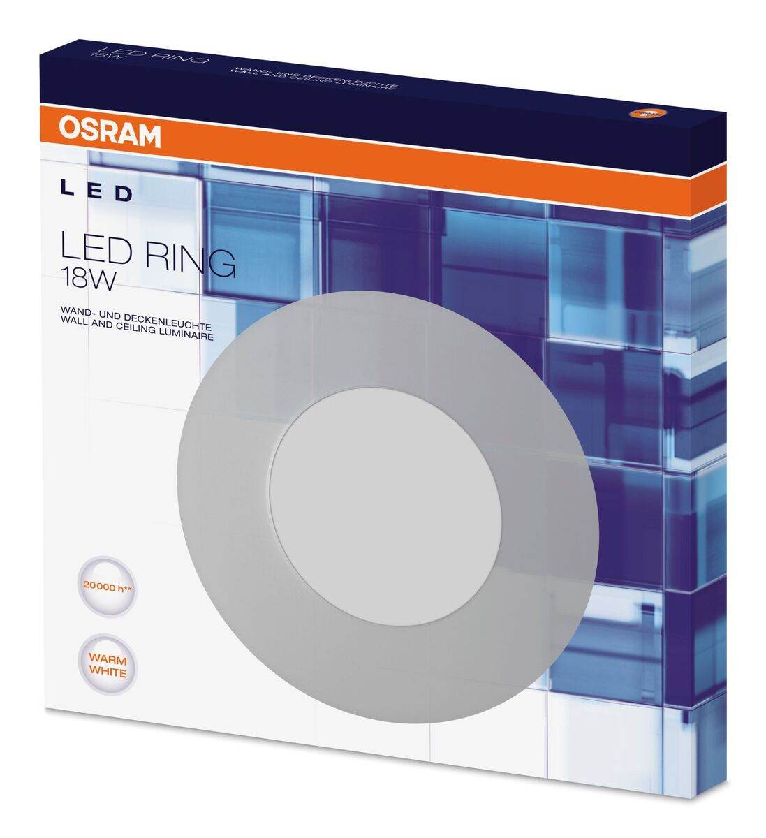 2A-Ware Osram LED RING Wand- und Deckenleuchte 18 W Produktabbildung 3