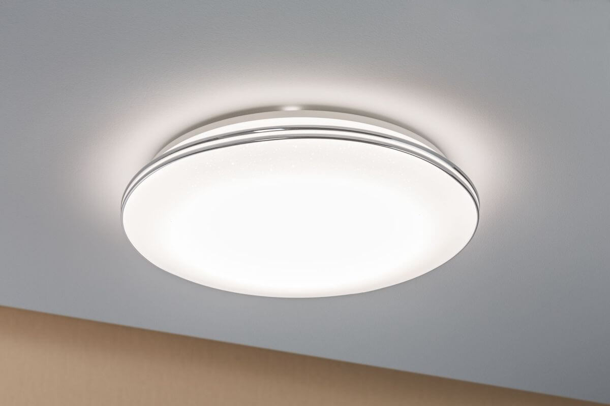 Paulmann Deckenleuchte Costella LED rund 22W Weiß Sternenhimmel Warmweiß bis Kaltweiß Produktabbildung 4