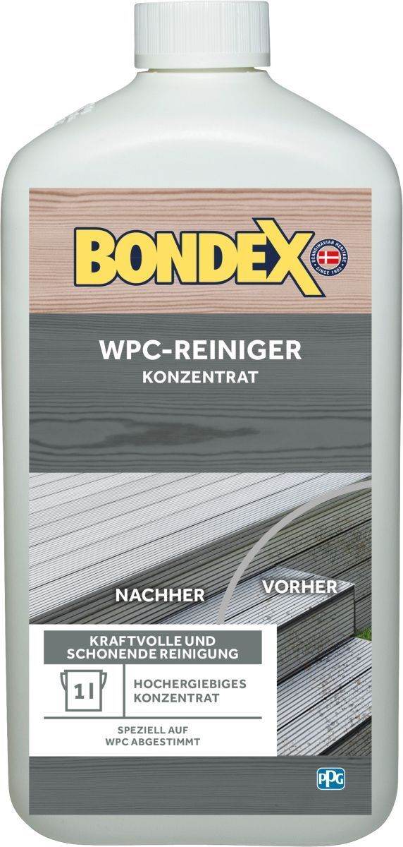 BONDEX WPC-Reiniger-Konzentrat, 1 l, oberflächenschonend, Grundreinigung und Nachreinigung Produktabbildung
