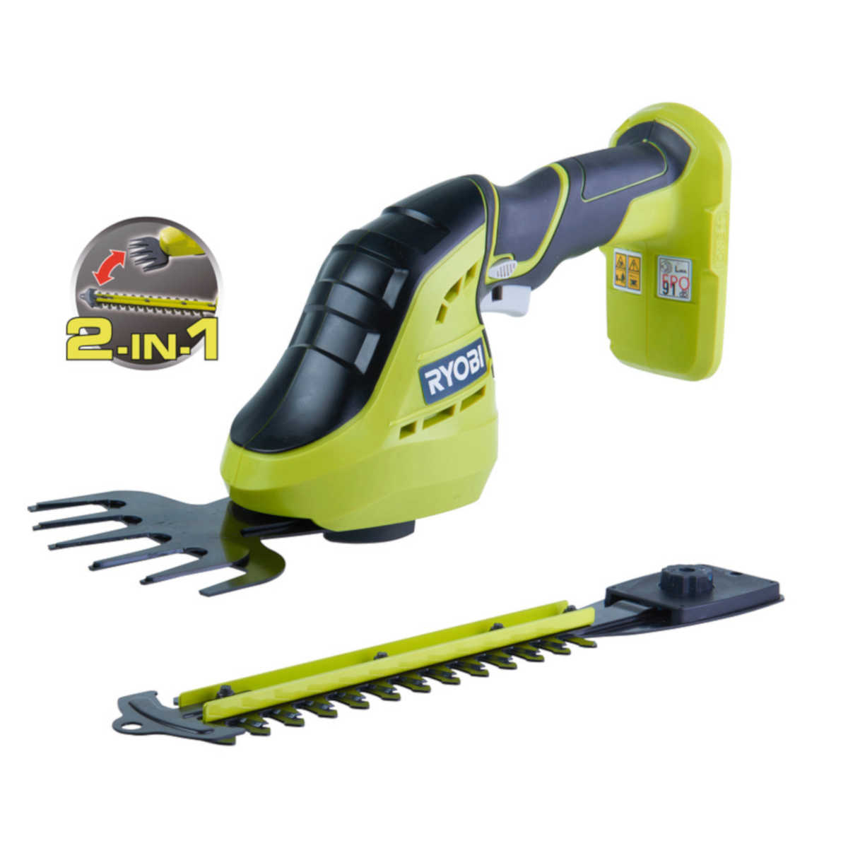 Ryobi 18 V  Akku Grasschere & Strauchschere mit Akku + Ladegerät OGS1822 Produktabbildung 2