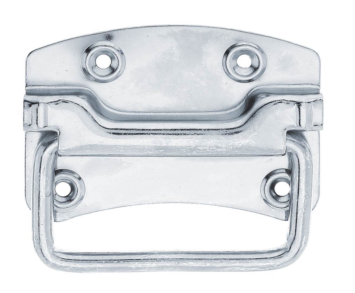 Alberts Kistengriff 104 x 80 x 12 mm, Stahl,  Galvanisch verzinkt, dickschichtpassiviert Produktabbildung 1