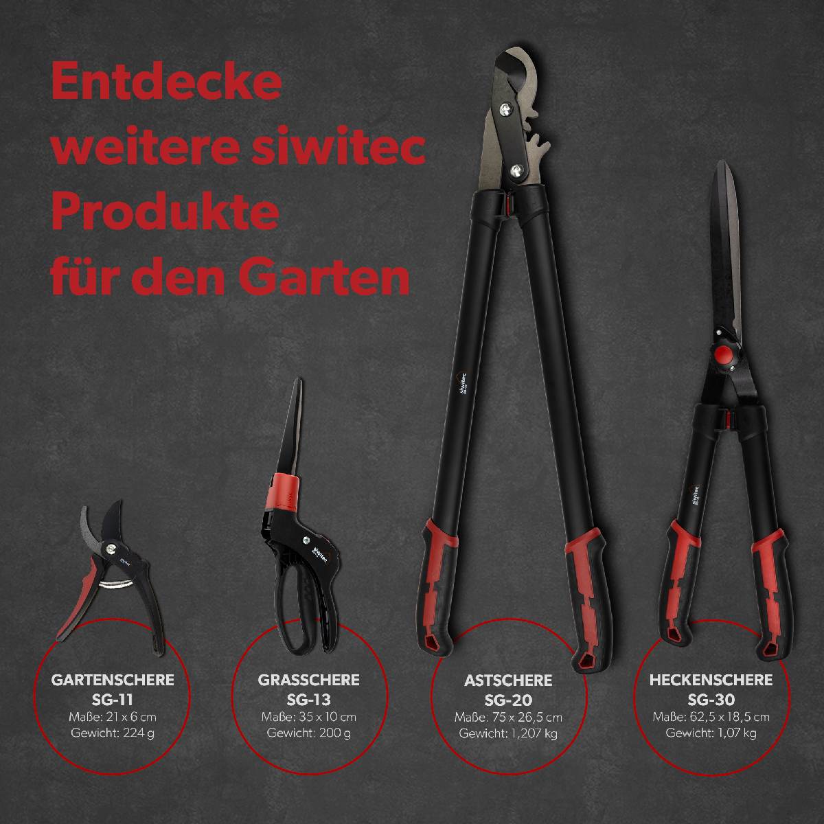 B-Ware siwitec Bypass Getriebe Astscheren für frisches Holz, Baumschere, teleskopisch Produktabbildung 7