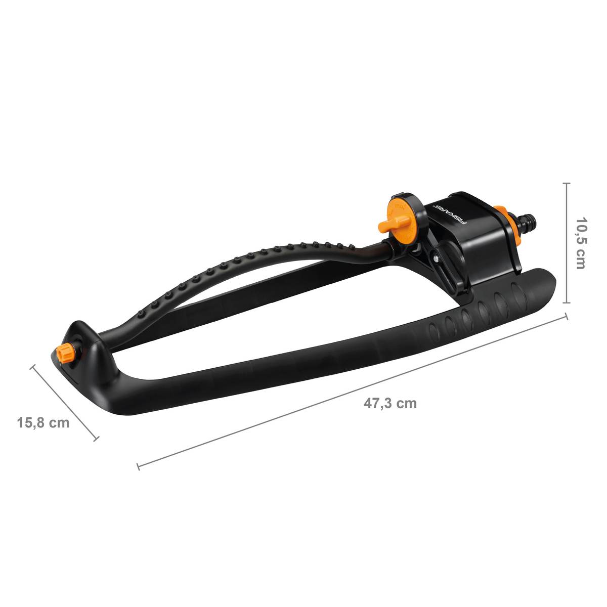 Fiskars Viereck-Sprinkler M, oszillierender Sprinkler für mittelgrosse Gärten bis 300 m², bis 17 m Produktabbildung 2