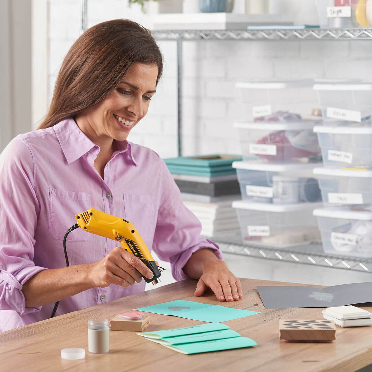 WAGNER Heißluftpistole FURNO 100 mit 350 W, 2 Stufen 230° & 360°, Heißluftgebläse, Heißluftfön Produktabbildung 3