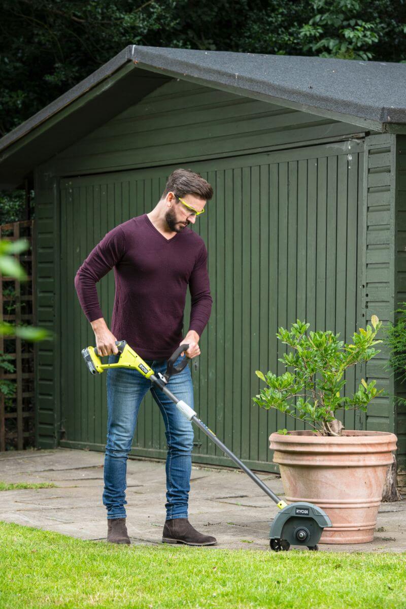 B-Ware Ryobi Akku Kantenschneider ONE+ 18 V, 22 cm Messer, Schnitthöhen, ohne Akku, RY18EGA-0 Produktabbildung 6