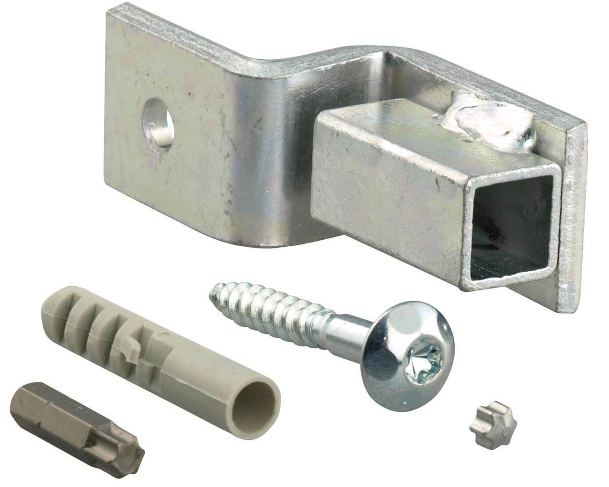 Alberts Befestigungs-Set, Fenstergitter für Außenwand, galvanisch blau verzinkt Produktabbildung 1