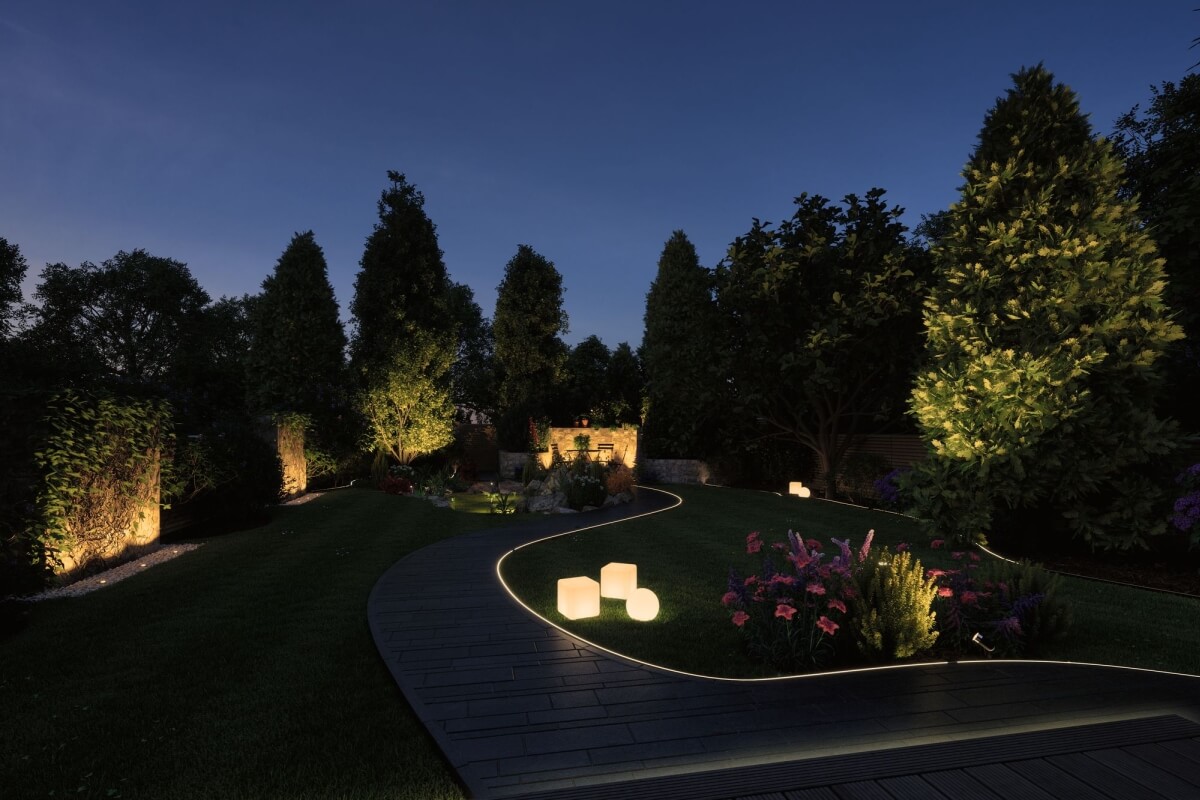 Paulmann Outdoor Plug & Shine Boden EBL, 3,6 W = 30 W, 200 lm, IP65, RGBW, 24 V, Zigbee Produktabbildung 8