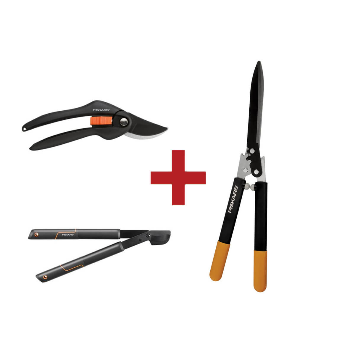 Fiskars Vorteils-Set | Heckenschere HS92 + Astschere L28 + Gartenschere P26 Produktabbildung 1