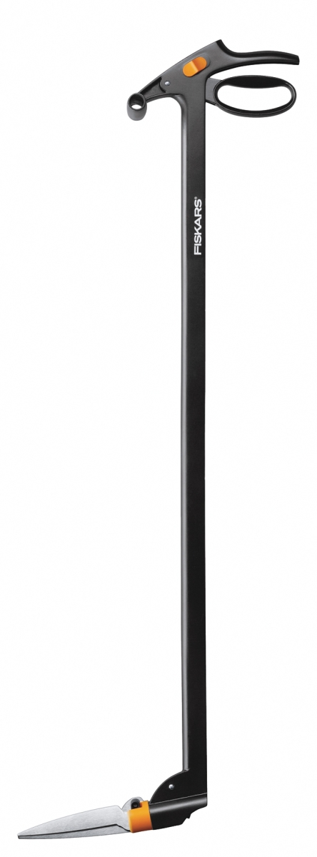 Fiskars Rasenkantenschere Servo-System mit oder ohne Stiel, Rasenkante schneiden ohne Bücken Produktabbildung