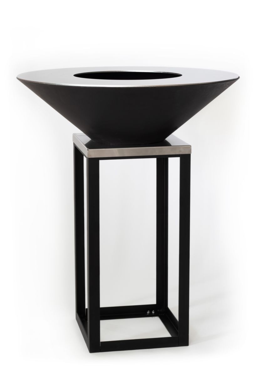 Feu du Jardin Gartenfeuer FYRO 80, rost oder schwarz, Edelstahl, Feuerstelle Grillplatte Feuerplatte Produktabbildung 2