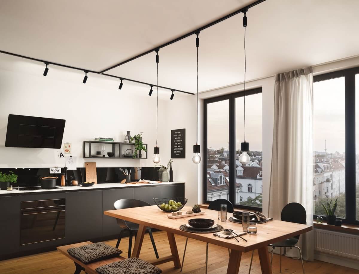 Paulmann URail LED Spot Tubo, 4,5 W, 170 lm, 4000 K, Schwarz matt, 230 V Schienensystem Produktabbildung 4