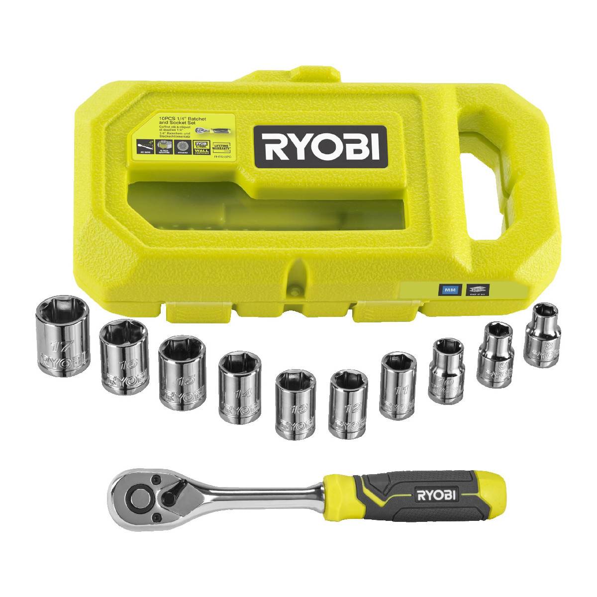 RYOBI Steckschlüssel-Set Produktabbildung 2