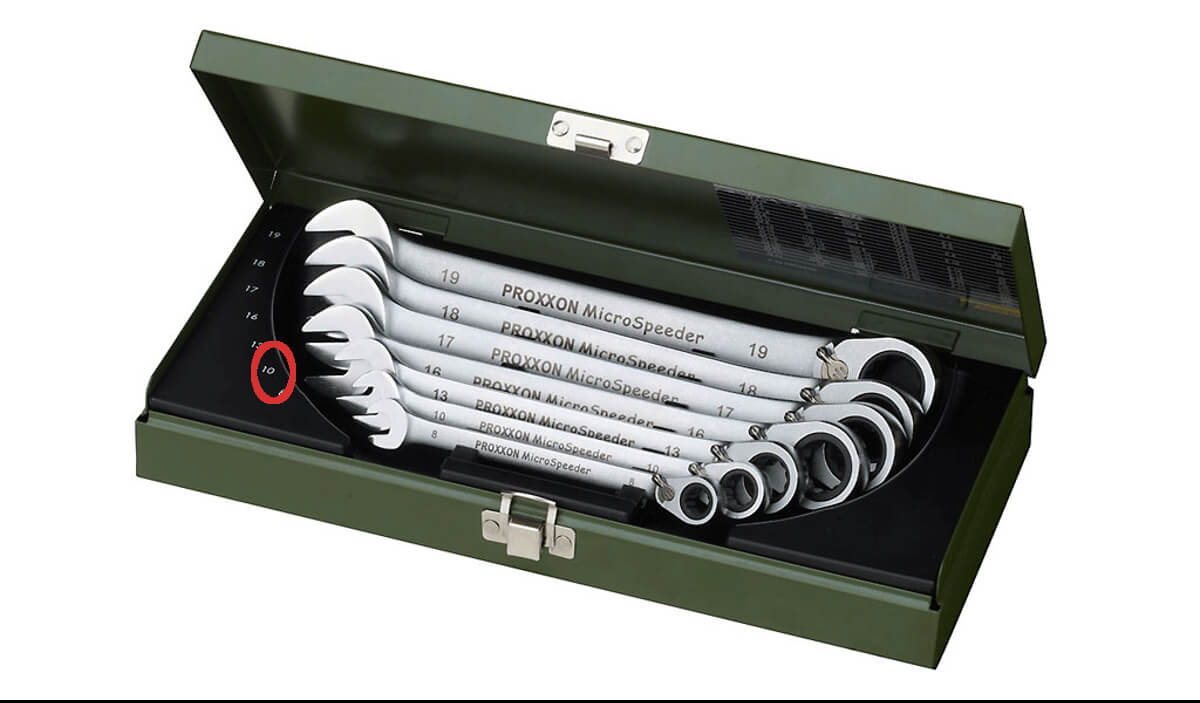 Proxxon MicroSpeeder Ratschenschlüssel, 10 mm, Hebelumschaltung Produktabbildung 2