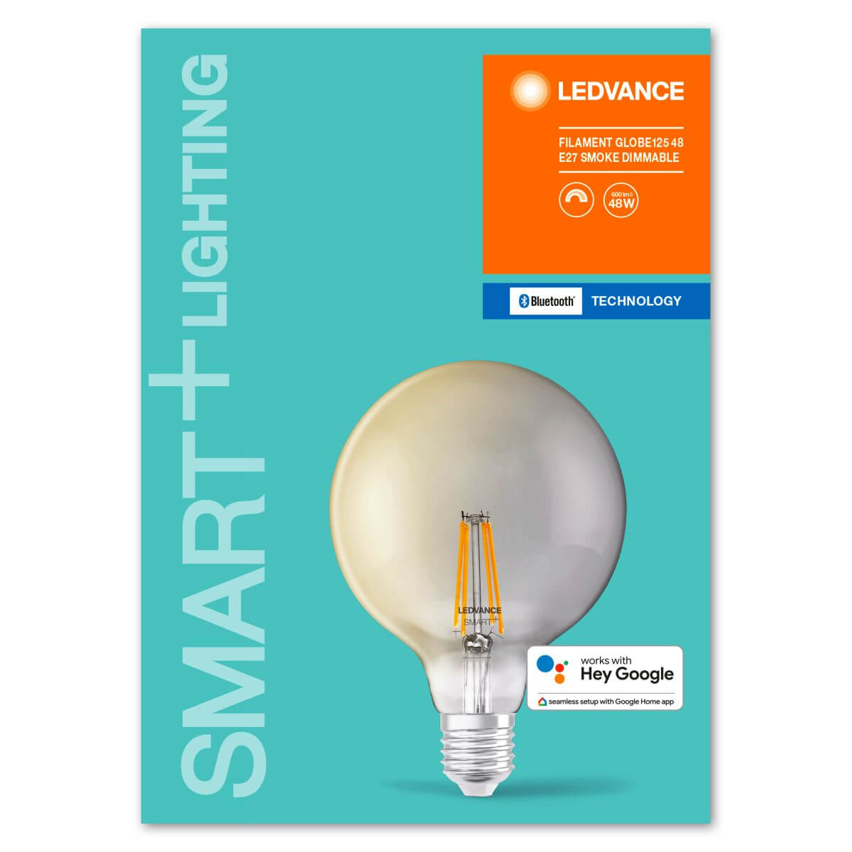 Ledvance SMART+ Bluetooth LED Globe, E27, 6 W = 48 W, 600 lm, 2700 K, Warmweiß, Dimmbar Produktabbildung 2