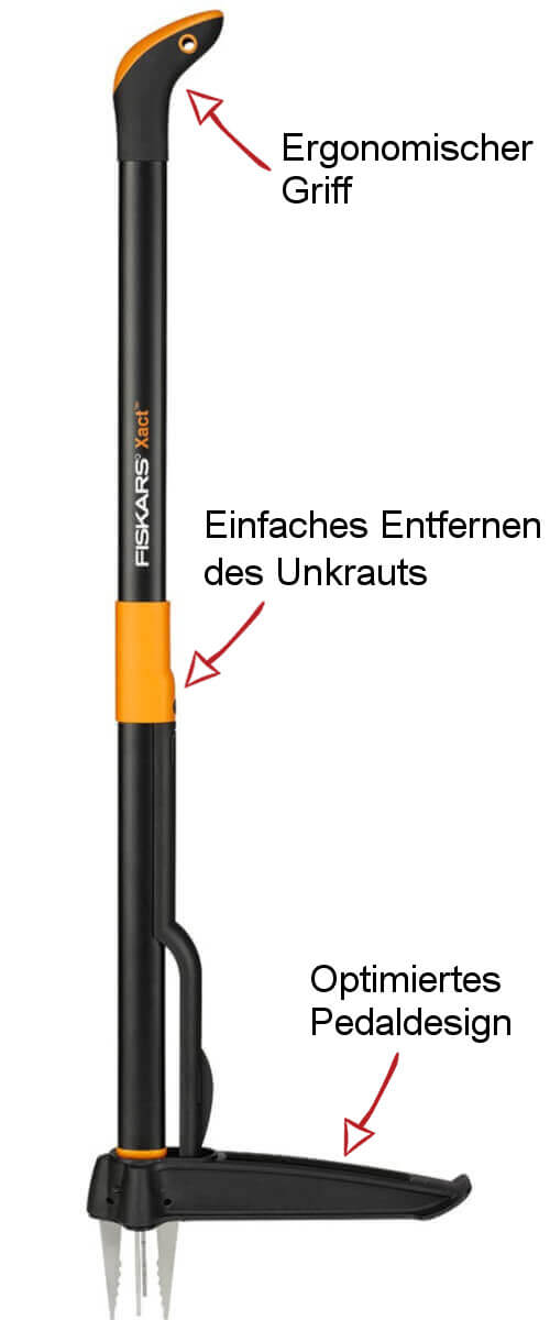 Fiskars Unkrautstecher Xact | schwarz Produktabbildung 2