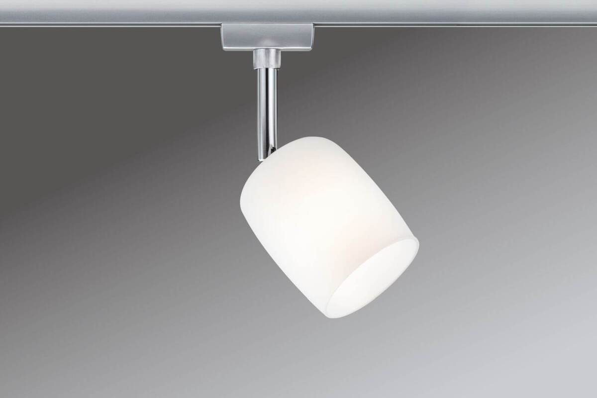 Paulmann URail Spot Blossom, Schienensystem Deckenleuchte G9, Metall Glas, Signalweiß, Leuchte Satin Produktabbildung 11