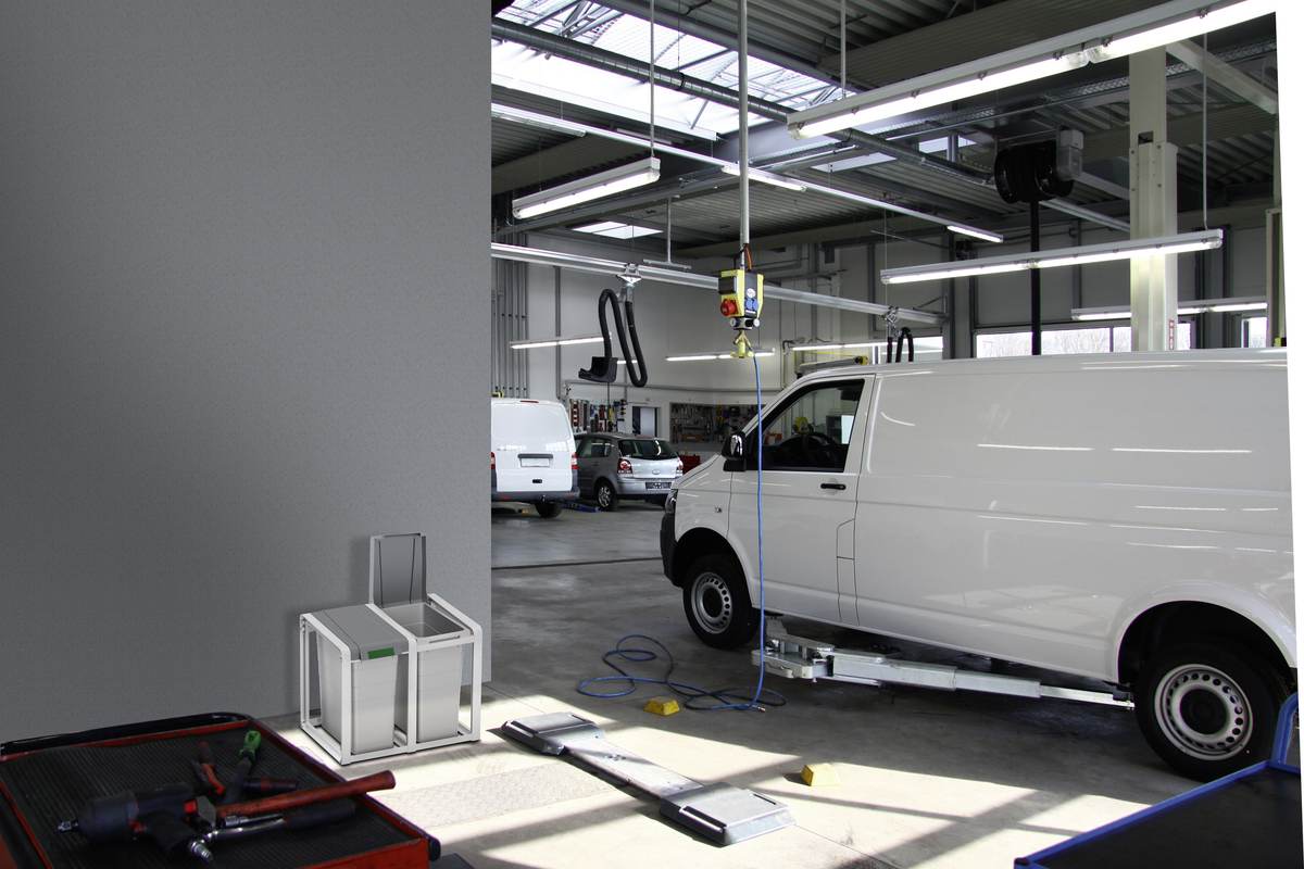 Hailo ProfiLine Öko XL Erweiterungseinheit | Mülltrennsystem | Grau | 38 l Volumen Produktabbildung 2