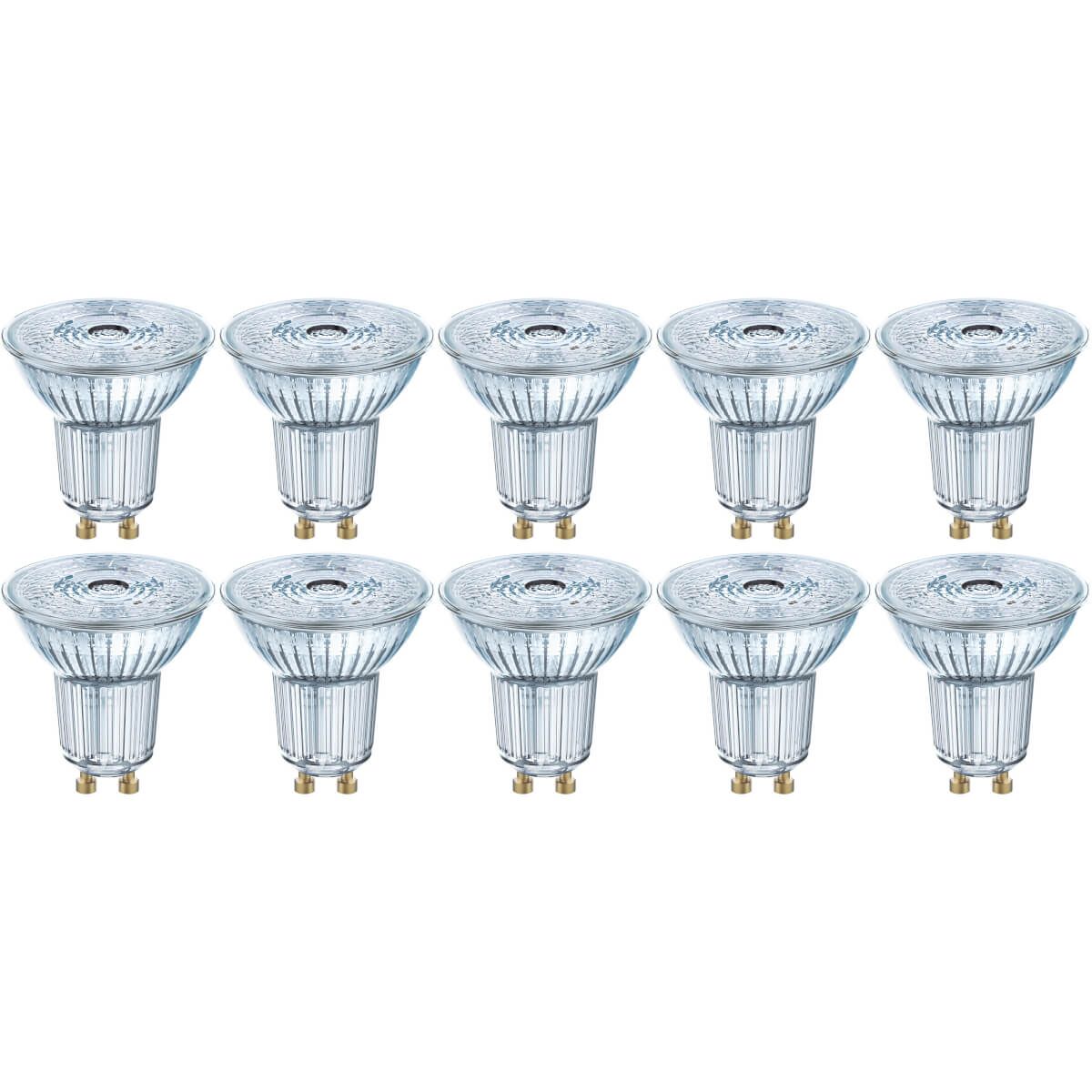 Osram 10er Pack LED BASE PAR16 2,6W = 35W GU10 Strahler 230 lm 36° 2700 K Warmweiß Produktabbildung 1