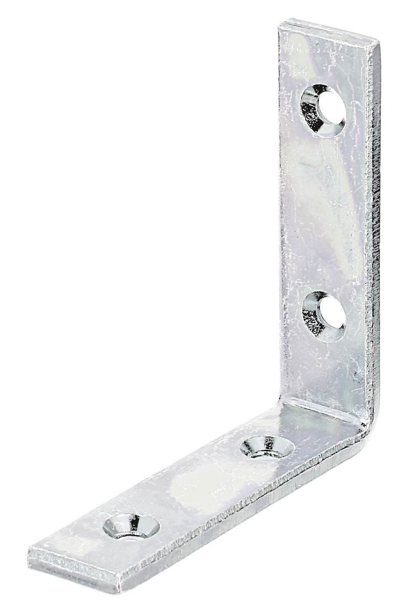 Alberts Balkenwinkel aus Stahl verzinkt, gleichschenklig | Holzverbinder, 1 Stück, 80 x 80 x 20 mm Produktabbildung