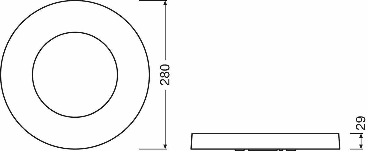 2A-Ware Osram LED RING Wand- und Deckenleuchte 18 W Produktabbildung 2
