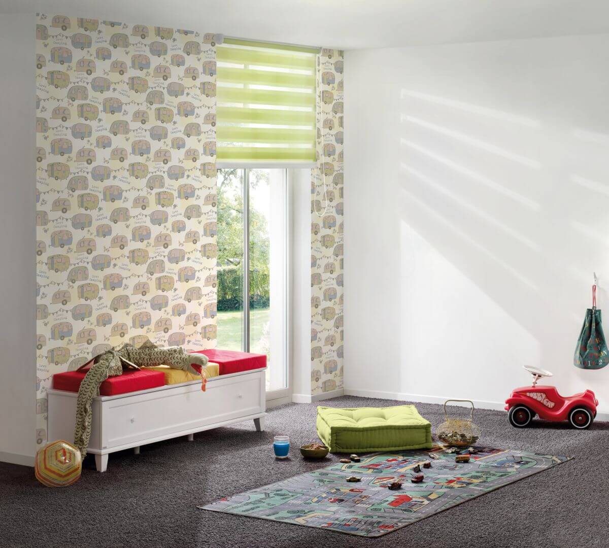 AS Creation Tapete Blaue Creme Metallic | Kindertapete | Boys & Girls 6 | Kinderzimmer Produktabbildung 7