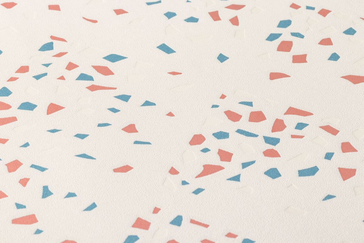 AS Creation Tapete | Moderne Tapete Weiß Blau Rosa | New Walls Produktabbildung 2