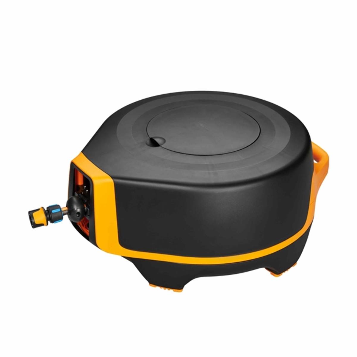 Fiskars Waterwheel XL, 25 m Gesamtreichweite, All-Inclusive-Bewässerungs-Set, Gartenschlauch Ø 13 mm Produktabbildung 1