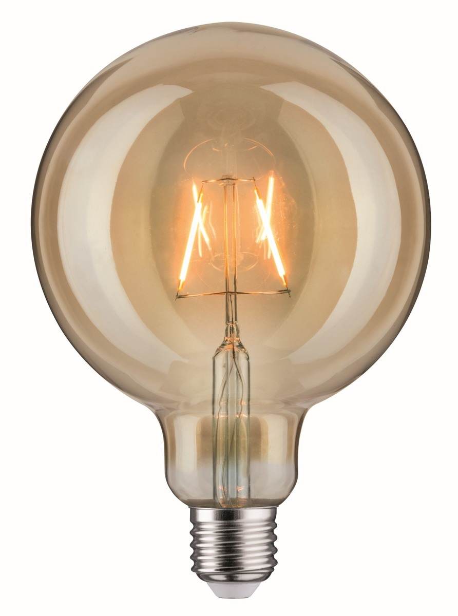 Paulmann 1879 Filament 230V LED Globe, G125, E27, 170 lm, 2,7W, 1700 K, Gold Produktabbildung